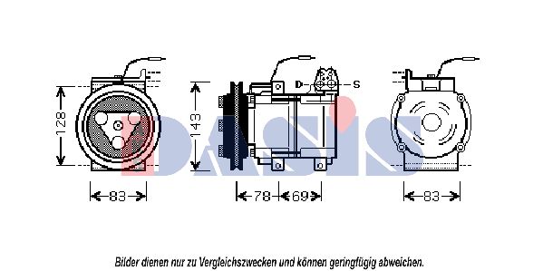 AKS DASIS kompresorius, oro kondicionierius 851393N